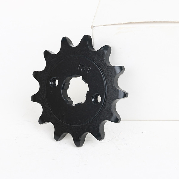 Black Steel Motorcycle Sprocket Kit 13T For Road NSR125 89-93 CBX250 85 XL XR 250 91-96 520 Sprocket Parts