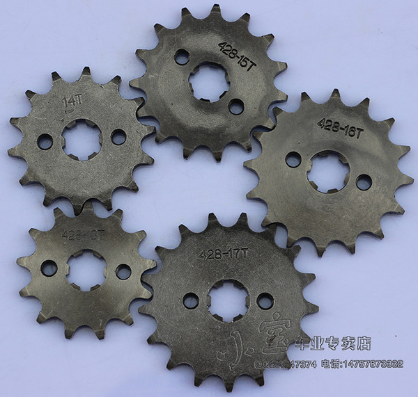 428 10-19 Tooth 20mm ID Front Engine Sprocket for Stomp Upower Dirt Pit Bike ATV Quad Go Kart Moped Buggy Scooter Motorcycle