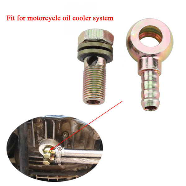 2pcs/Set Ball Head Adapter Motorcycle Oil Cooler Screw Oil Cooler M12x1.25mm High quality Latest Durable