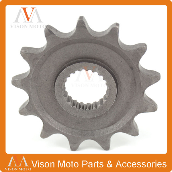 13 14 Teeth Front Sprocket For CR125 04-07 CRF250 04-16 CRF250X 2004 2005 2006 2007 2008 2009 2010 2011 2012 13T 14T