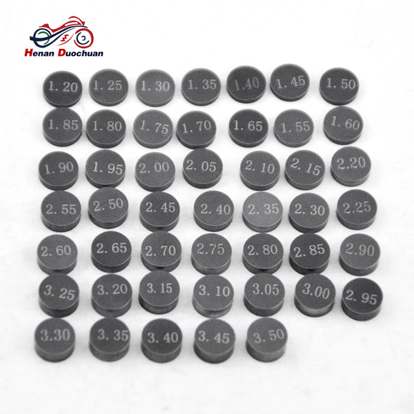 Motorcycle Engine Parts Adjustable Valve Gasket Shim 7.48mm Valve Shim Kit Cams For Yamaha 1.20-3.50mm #b