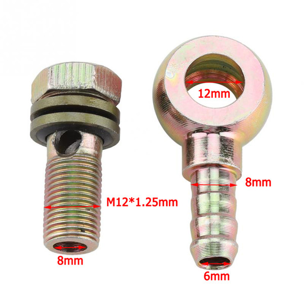 2pcs/Set Ball Head Adapter Motorcycle Oil Cooler Screw Oil Cooler Refit Sale Access Replaces