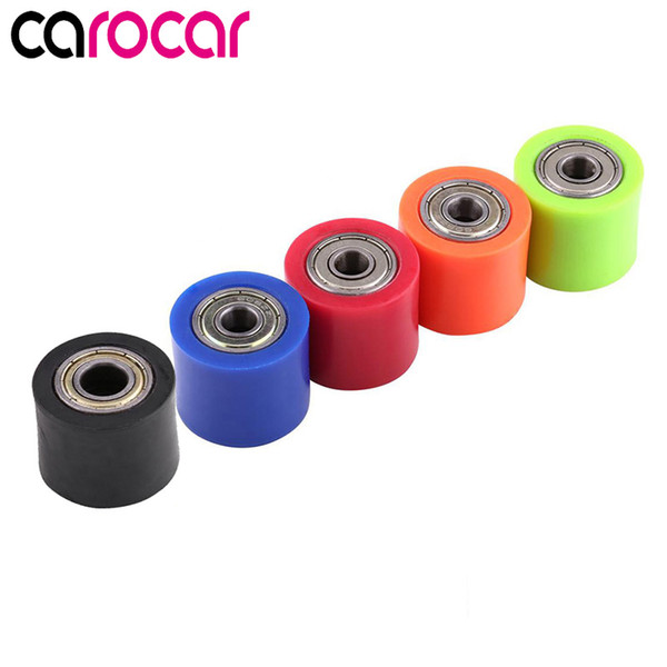 Carocar 8mm 10mm Drive Chain Roller Pulley Wheel Slider Tensioner Wheel Guide For Street Bike Motorcycle Motocross ATV CRF CR XR