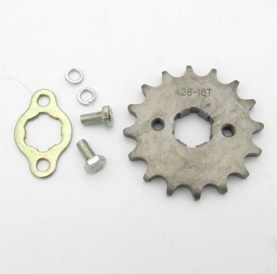 Universal Accessories Motorcycle 12T 14T 16T 15T Teeth 20mm 17MM 428 Chain Front Sprocket Cog Small Flywheel