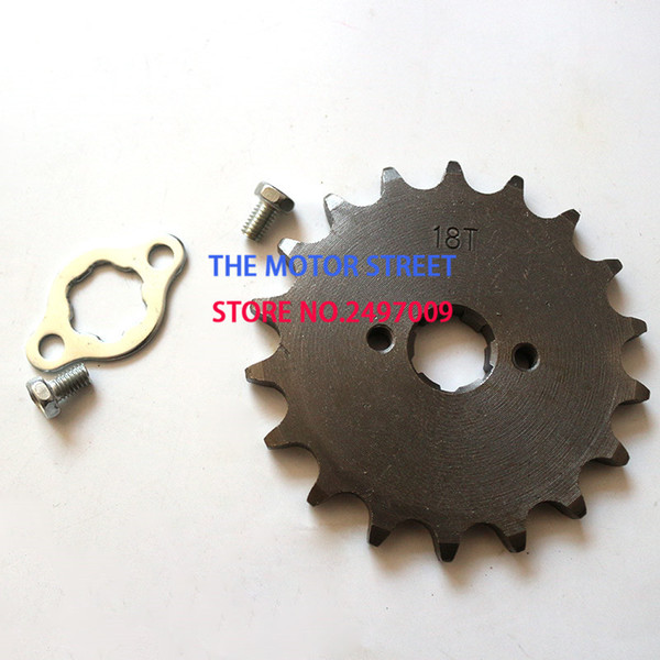 free shipping Motorcycle Inner Diameter 20mm 520 small sprocket -18 tooth before small flywheel Material Cast iron Universal