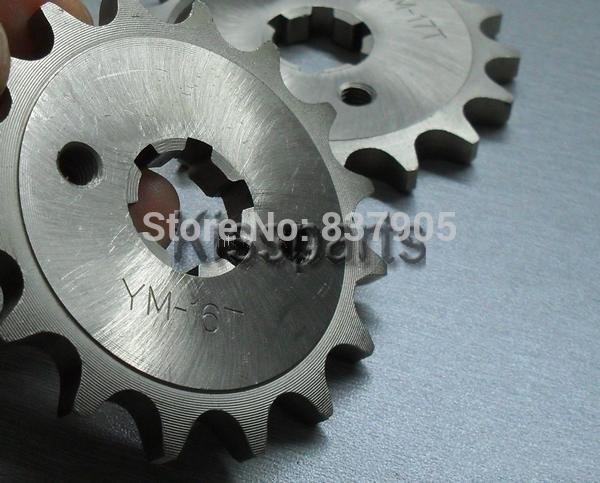 Motorcycle Front Sprocket For Yamaha YBR125 for CT110 BETA125 14/15/16/17Teeth 428 Chain Motorcycle Front Sprockets