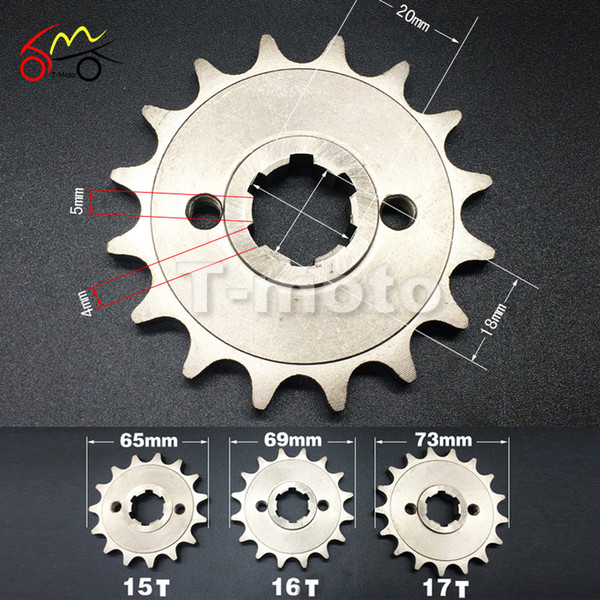 High Quality Upgrade Sprocket With Step For Loncin CG125 CB125 Dirt Pit Bike ATV Quad Go Kart Moped Buggy Scooter Motorcycle