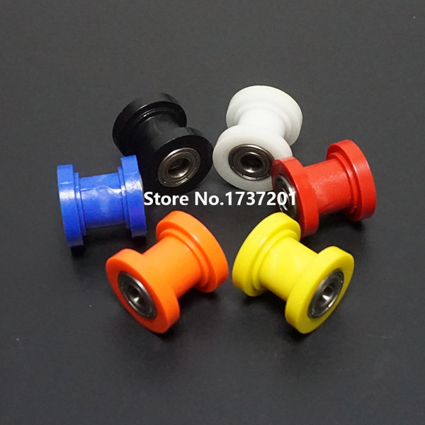 2pcs of 8mm 10mm Chain Roller Slider Tensioner Wheel Guide Pit Dirt Mini Bike Moto Atv High Quality M8 M10 Free Shipping