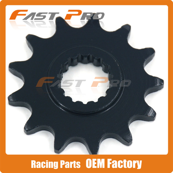 13T Front Chain Sprocket 45# High Sthength Steel For MX SX SX-F EXC XCF-W 125 250 300 350 450 500 Enduro Motocross