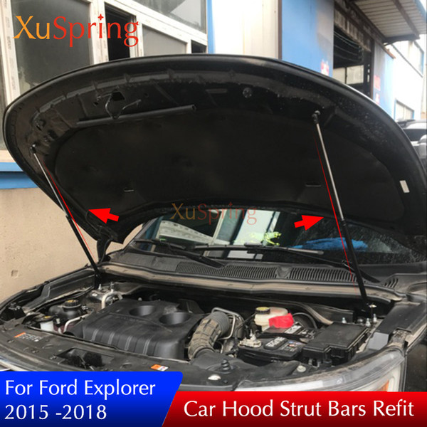 Car Refit Bonnet Hood Gas Shock Lift Strut Bars Support Rod For Ford Explorer 2011-2019 Car-styling