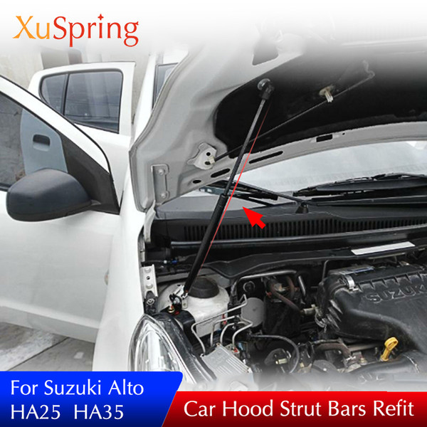 Bonnet Hood Cover Supporting Hydraulic Rod Strut Spring Shock Bars Lift Bracket for 2009-2013 Suzuki Alto HA25 HA35