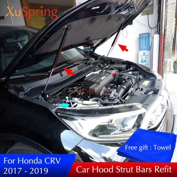 Car Refit Engine Hood Gas Shock Lift Spring Strut Bars Support Rod For 2012-2017 Honda CR-V CRV Car-styling