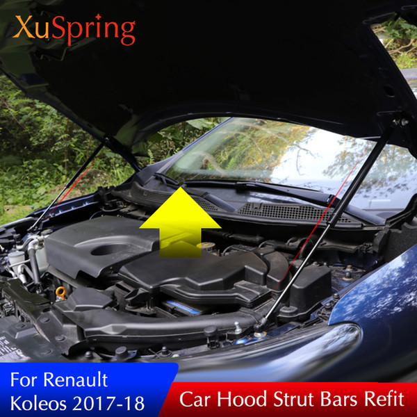 Car Refit Engine Cover Gas Shock Lift Strut Bars Support Rod For 2007-2019 Renault Koleos