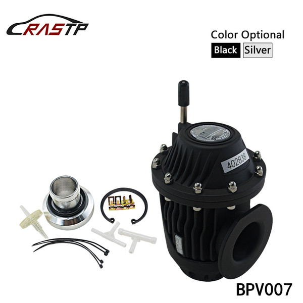 RASTP - Universal HKS Turbo SQV4,Blow Off Valve,BOV,Manufacturers Selling (Black/Silver,Not Orginal) RS-BOV007