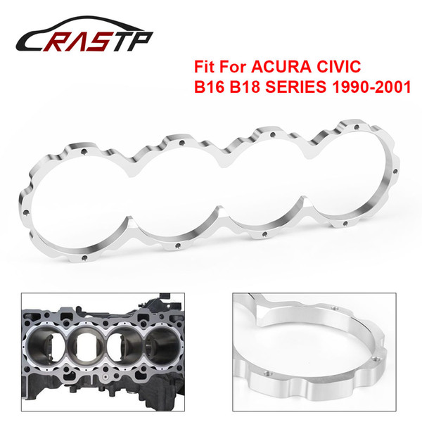 RASTP - High Quality For Acura Civic B16 B18 Series 90-01 Aluminum Engine Block Guard Blockguard RS-HR009