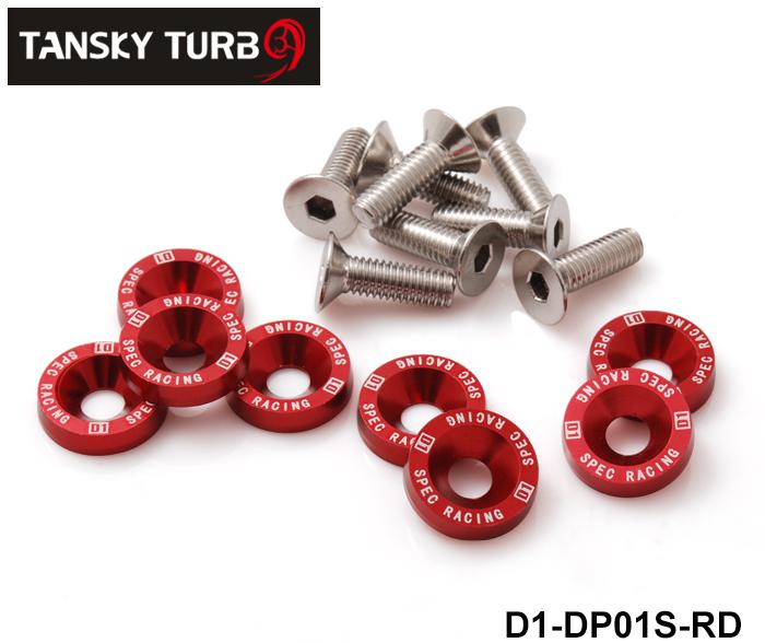 Tansky -- D1 Spec 8Pcs M6x20 Engine Bumpers Fender Washers Kit Bolt Screw Fit For Honda Civic EK EP AP DC2 DC5 D1-DP01S