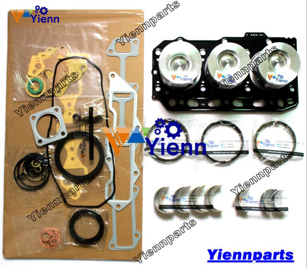 3TNV88 3D88E 3TNV88-BNRA Overhaul rebuild kit for Yanmar engine AJ330 GC336 Combine Harvester DX35Z Excavator piston ring bearing gasket