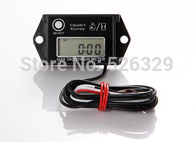 Free Shipping!Tiny Tach Gasoline Engine Tachometer Hour Meter