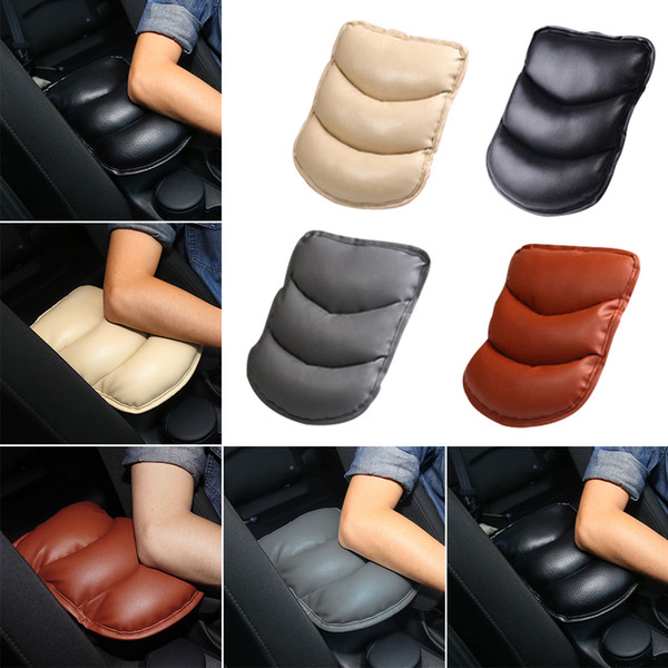 Hot Car Seat Cover Soft Leather Auto Center Armrest Console Box Armrest Seat Protective Pad Mat Car Arm Rest Top Cover