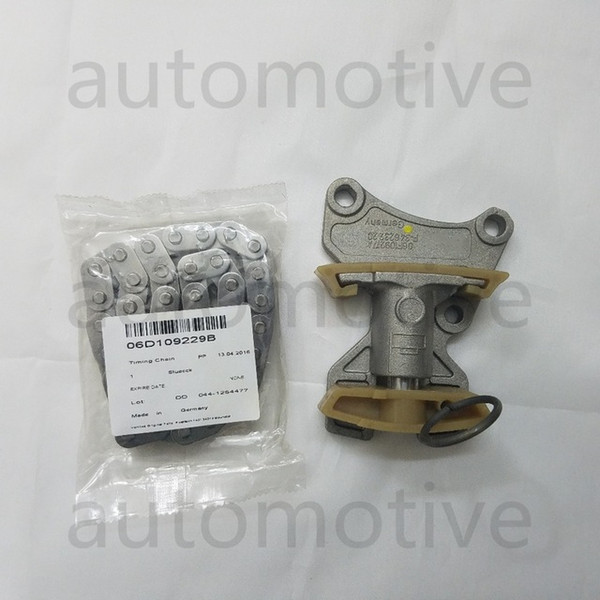 New Genuine Timing Chain + Tensioner KIT For A4 A6 Golf Jetta Passat 06D109229B 06F109217A