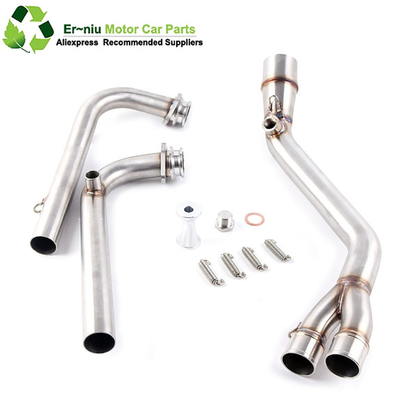 Motorcycle Full Exhaust Muffler System Escape Middle Link Pipe Slip-On For yamaha TMAX 500 530 YP500 TMAX500 TMAX530 2008-2017