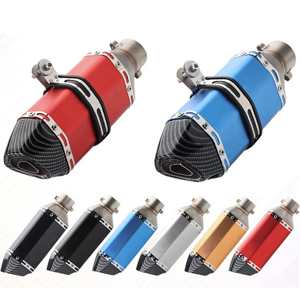 Universal Motorcycle Small hexagonal exhaust pipe Modified Muffler Scooter Pit Bike Dirt Motocross For yamaha etc