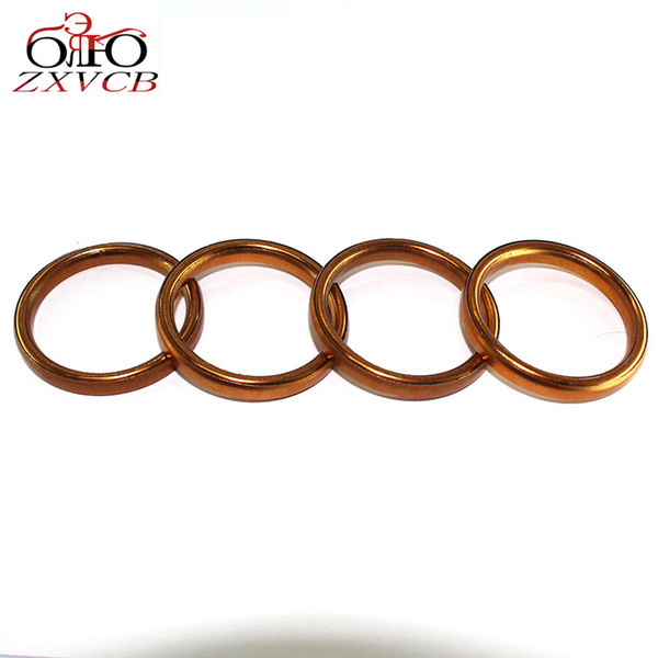 4PCS FOR CM200T DF200E TLR200 TR200 TRX200 /D/SX XL200R XR200 /R CB223S FTR223 Motorcycle exhaust system gasket