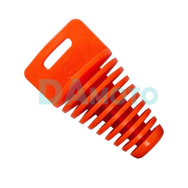 1pcs for smalll size High temperature resistant rubber Muffler Wash Plug RED motorcycle Exhaust Pip