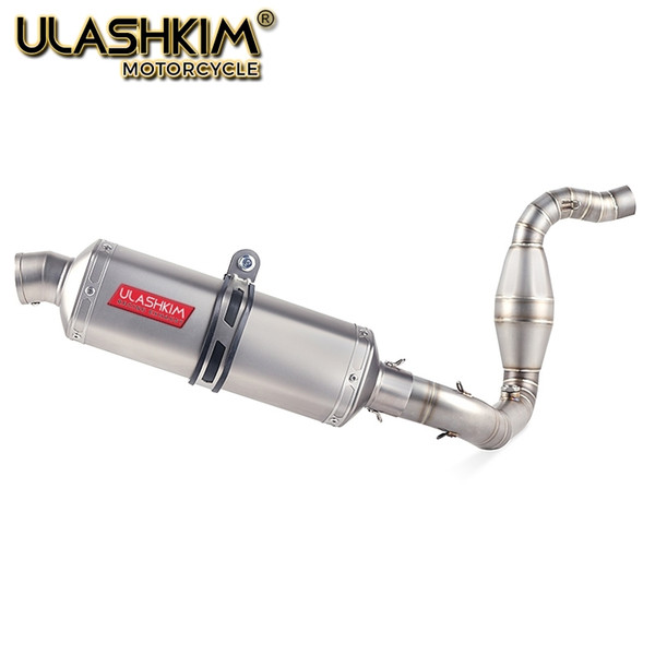 Motorcycle Full System Exhaust Muffler Escape Slip On for G310R G310GS G 310R G 310GS Middle Contact Pipe