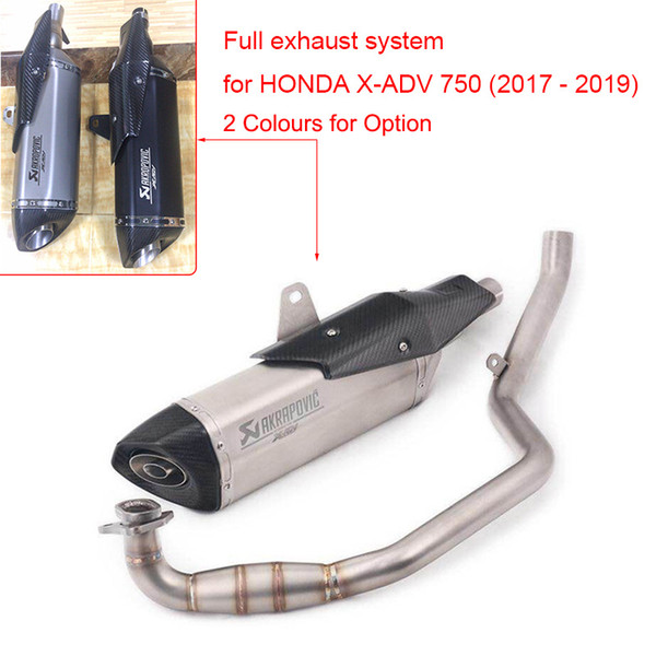 2022new For X-750 202220222022Motorcycle Modified Muffler Exhaust Full System Front Mid Link Pipe X-X750