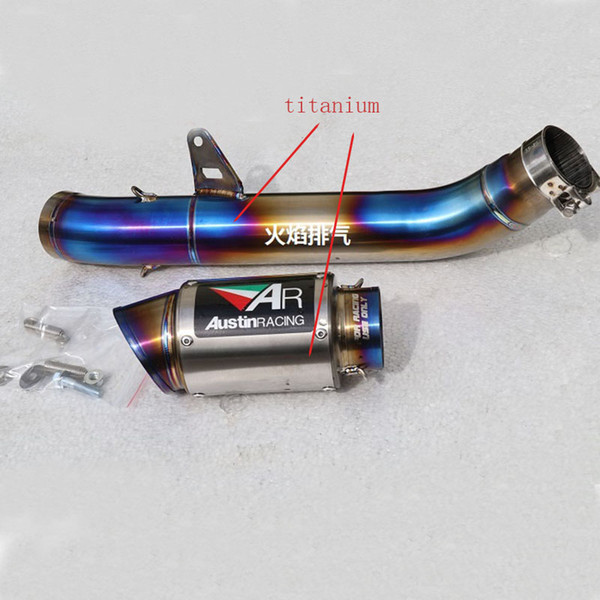 Motorcycle exhaust titanium alloy exhaust pipe ZX-10R modified escape moto ZX-10R 10-17 years direct installation