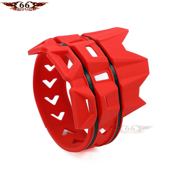 RED EXHAUST PIPE PROTECTOR GUARD FOR GASGAS SHERCO MOTORCYCLE MOTOCROSS DIRT BIKE NEW