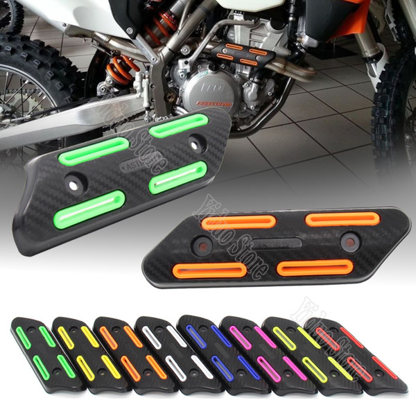 motocross exhaust pipe protection cover motocross Universal Mid Exhaust system escape Muffler connector Protector guard