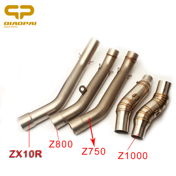 Motorcycle Exhaust Connect Link Pipe Mid Tube Escape Moto Adapter Muffler 51MM DB Killer for Z800 Z750 ZX10R Z1000 Z250