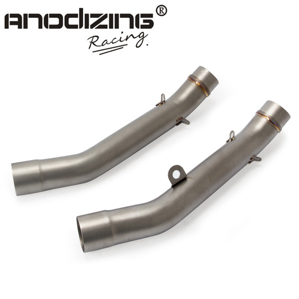 Motorcycle Exhaust middle pipe for z750 2010-2014 Z800 2013-2016 without exhaust Slip-On