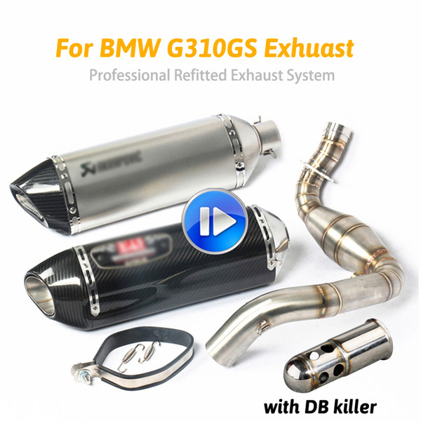 Motorcycle Exhaust contact middle pipe for For G310R G310GS G 310R G 310GS