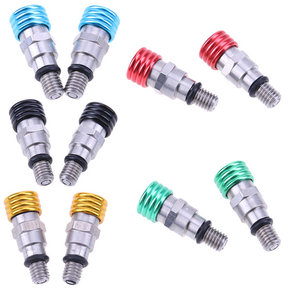 2Pcs Motocross Fork Air Bleeder Valves Screw M5x0.8 for Showa for KAYABA Fork Motorcycle Stainless Steel Air Relief Valve