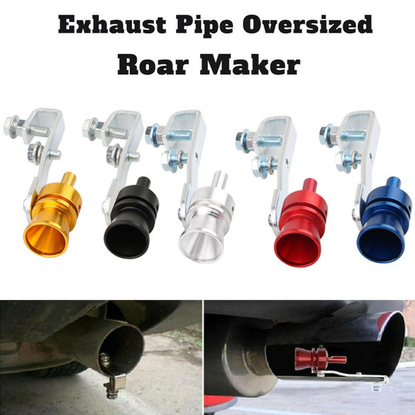 Hot Exhaust Pipe Oversized Roar Maker Simulator Car Sound Whistle Durable Accessory BX