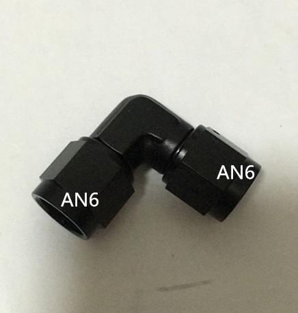 New 90 degree 6an an6 Swivel female to female flare union adapter fitting