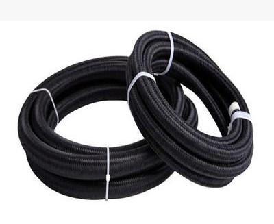 1M Nylon Steel Braided Brake Gas Oil Fuel Line Hose AN6 Fuel hose oil hose