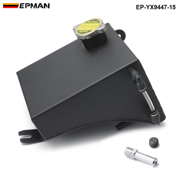 EPMAN Aluminum Coolant Overflow Tank Reservoir Kit for 240SX S13 SR20DET KA24DE KA24E KA24 (Fits: 240SX) EP-YX9447-15