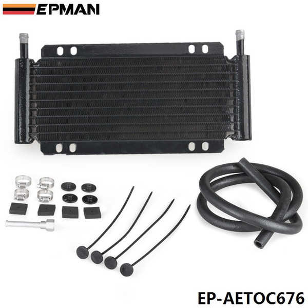 EPMAN Racing Car 11 x 5-3/4 x 7/8 in Automatic Transmission Plate & Fin Fluid Cooler Kit EP-AETOC676