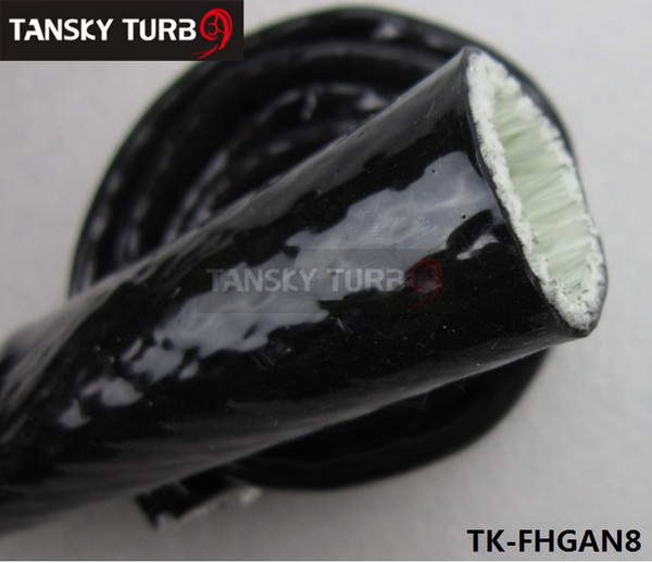 TANSKY-AN8 Vulcan Fire Sleeve Fire Braid Flame Shield Black 1/2X1M ID:13MM racing universal TK-FHGAN8