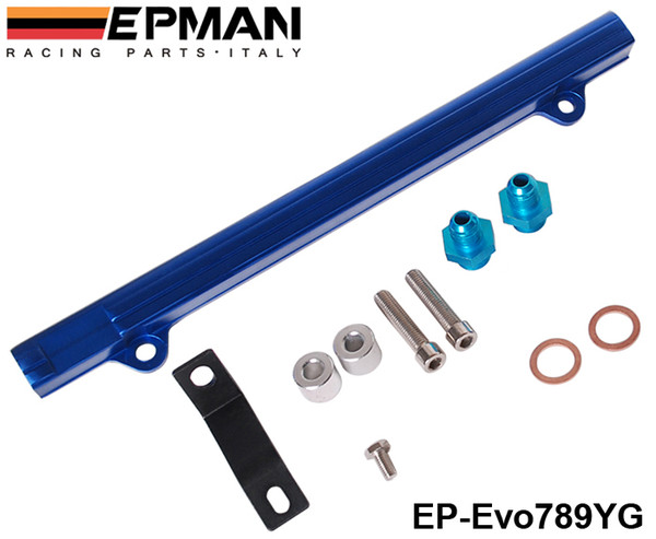 EPMAN Top feed Injector Fuel rail kits for Mitsubishi 4G63 EVO 789 Have In Stock EP-Evo789YG / TK-Evo789YG