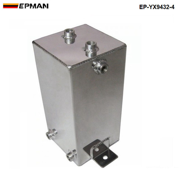 EPMAN Aluminum 4 LITRE ALLOY FUEL SWIRL SURGE TANK An6 -6 Polished EP-YX9432-4 / TK-YX9432-4 For Universal