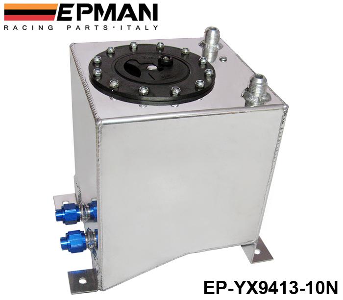 EPMAN High Quality Universal Car Auto Fuel Surge Tank Container 10 Litre Swirl Pot System Alloy EP-YX9413-10N