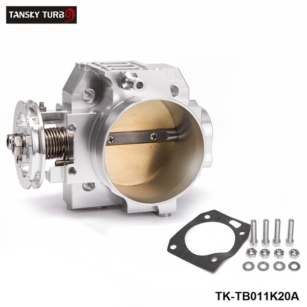 TANSKY - High Flow Aluminum Silver Intake Manifold 70mm Throttle Body Performance Billet For Honda K20A TK-TB011K20A