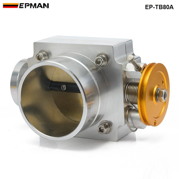 EPMSN - 80mm THROTTLE BODY for RB25/2JZ/EVO 1-6/petrol 4.8/CRUSIER 4.5L intake manifold ect-78mm*78mm EP-TB80A