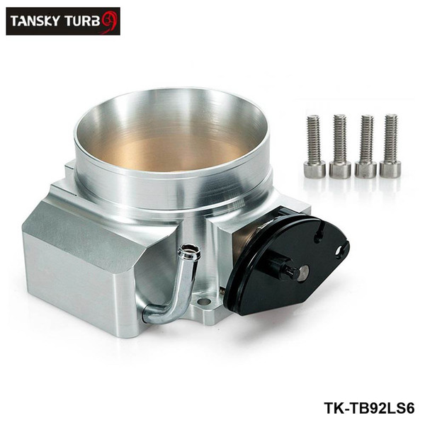 Tansky - For Chevy GM GEN LS1 LS2 LS4 LS6 LS7 Upgrade 92mm Intake Manifold Throttle Body Plate Assembly TK-TB92LS6