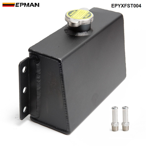 EPMAN Universal Aluminum Coolant Expansion Fill Tank Overflow Reservoir Oil Catch Can Fuel Surge Tank EPYXFST004